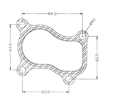 210345 gasket including given dimensions