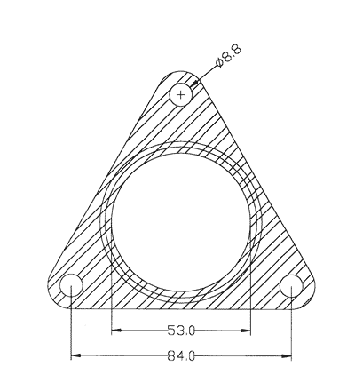 210347 gasket including given dimensions