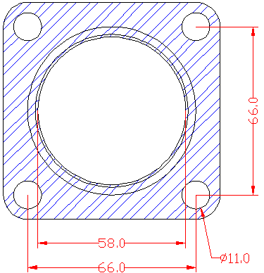 210356 gasket including given dimensions