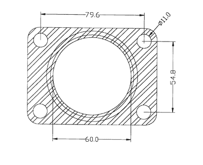 210358 gasket including given dimensions