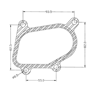 210361 gasket including given dimensions