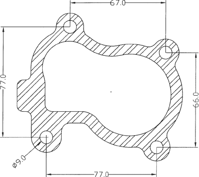 210367 gasket including given dimensions