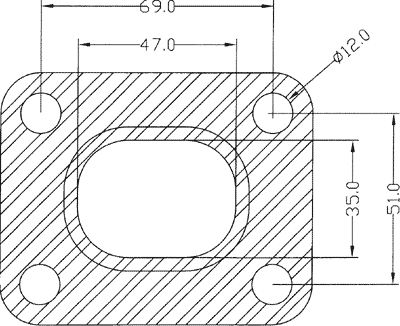 210368 gasket including given dimensions