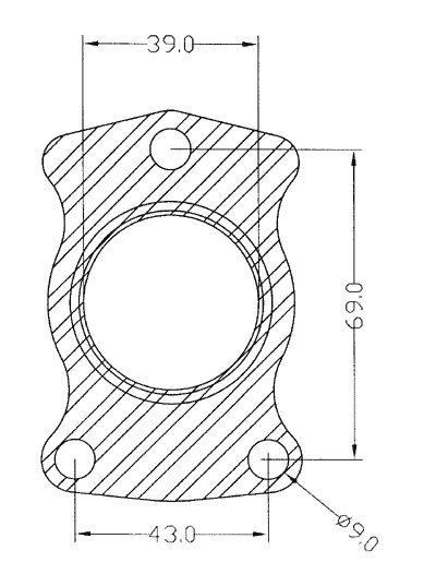 210371 gasket including given dimensions