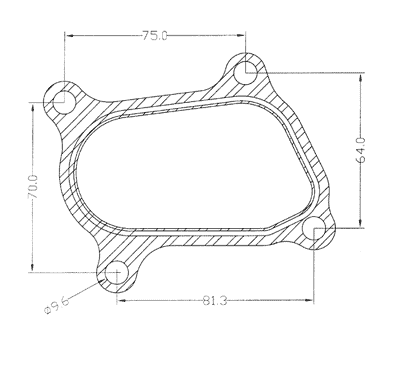 210372 gasket including given dimensions