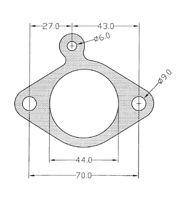 210374 gasket including given dimensions