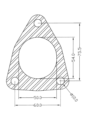 210376 gasket including given dimensions
