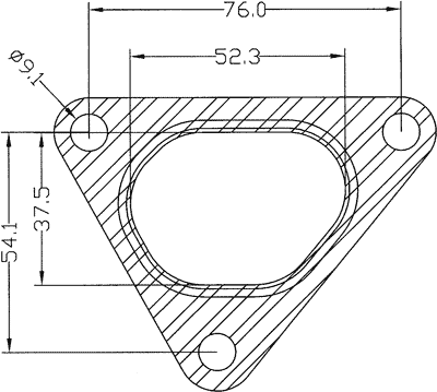 210378 gasket including given dimensions