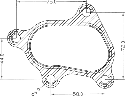 210390 gasket including given dimensions