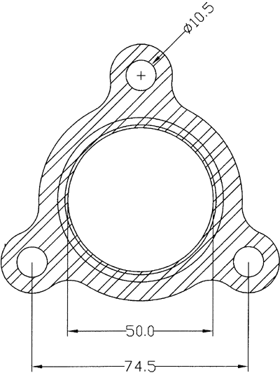 210502 gasket including given dimensions