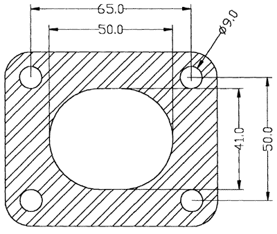 210503 gasket including given dimensions