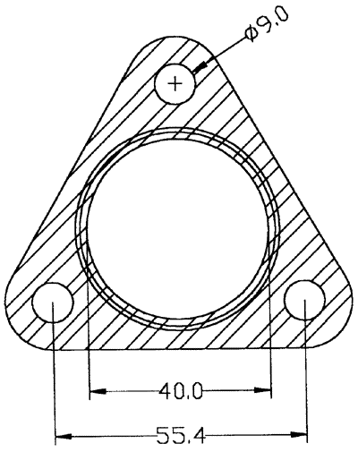 210505 gasket including given dimensions