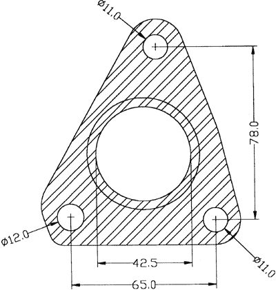 210506 gasket including given dimensions
