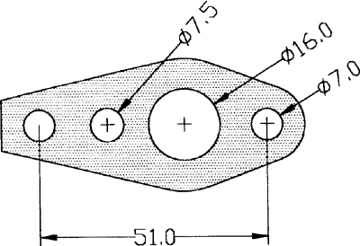 210508 gasket including given dimensions