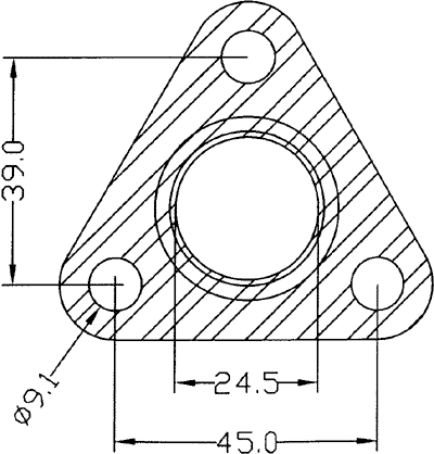 210512 gasket including given dimensions