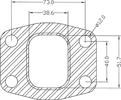 210514 gasket including given dimensions