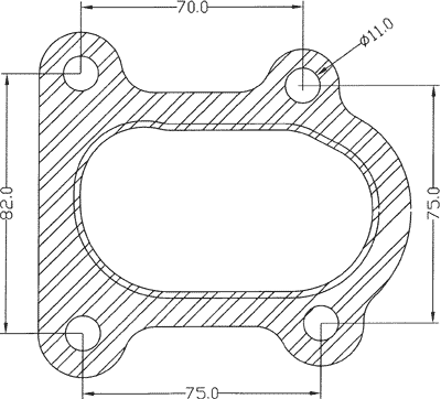 210515 gasket including given dimensions