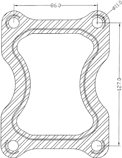 210521 gasket including given dimensions