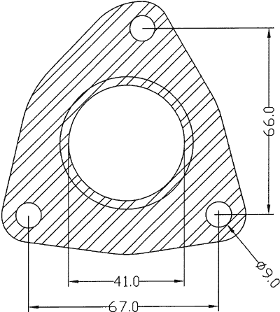 210527 gasket including given dimensions