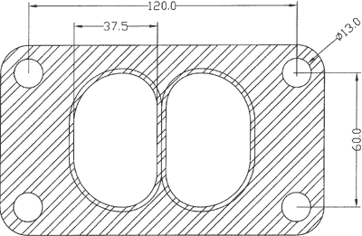 210529 gasket including given dimensions