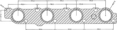 210538 gasket including given dimensions