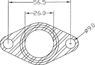 210546 gasket including given dimensions