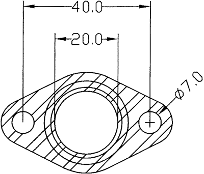 210554 gasket including given dimensions