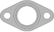 210554 gasket technical drawing
