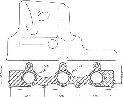 210556 gasket including given dimensions