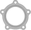 210558 gasket technical drawing