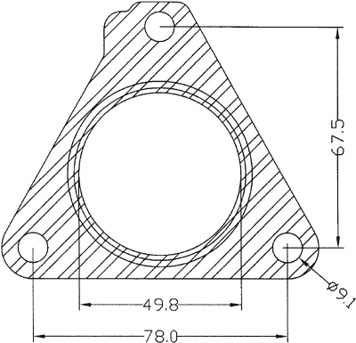 210561 gasket including given dimensions