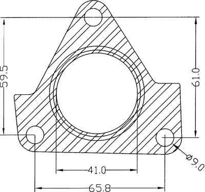 210573 gasket including given dimensions