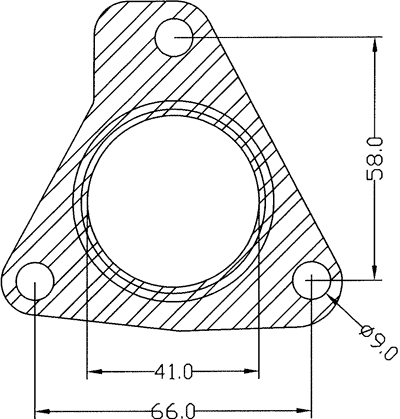 210577 gasket including given dimensions