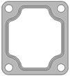 210590 gasket technical drawing