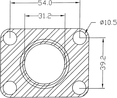 210591 gasket including given dimensions