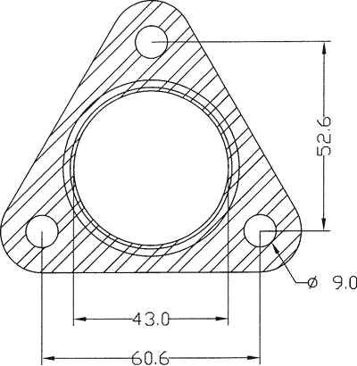 210596 gasket including given dimensions