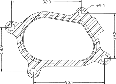 210602 gasket including given dimensions