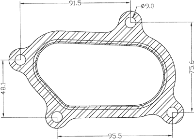 210613 gasket including given dimensions