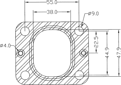 210618 gasket including given dimensions