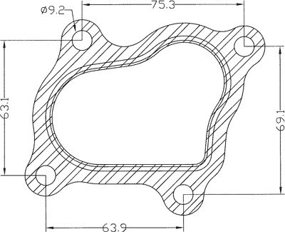 210619 gasket including given dimensions