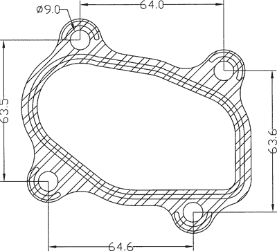 210624 gasket including given dimensions