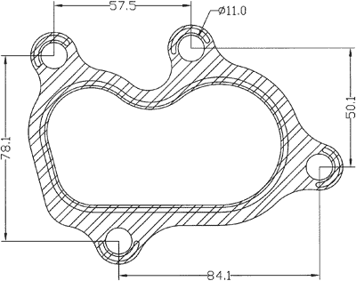 210626 gasket including given dimensions