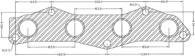 210629 gasket including given dimensions