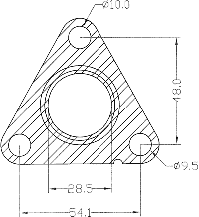 210630 gasket including given dimensions