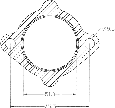 210641 gasket including given dimensions