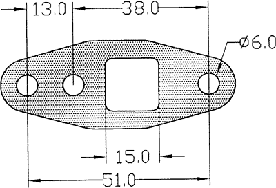210660 gasket including given dimensions
