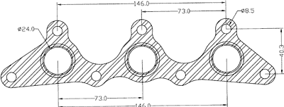 210663 gasket including given dimensions