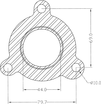210667 gasket including given dimensions