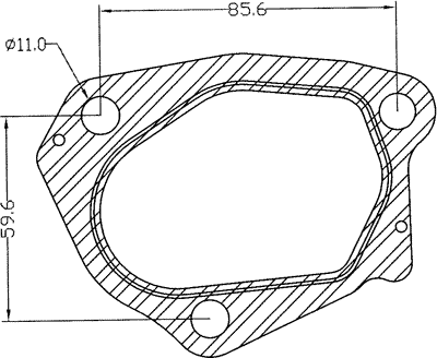 210671 gasket including given dimensions