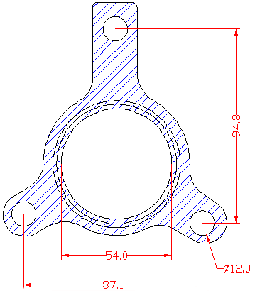 210677 gasket including given dimensions